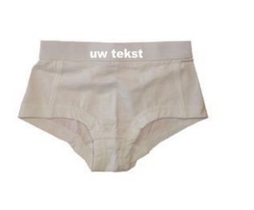 Meisjesboxershort wit ( katoen ) 